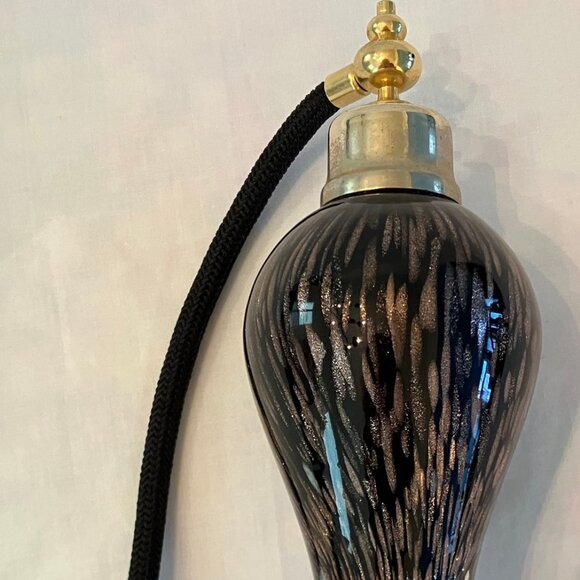 Iridescent Art Glass Perfume Atomizer - Picture 7 of 11